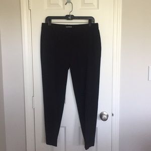 Express editor black ankle pants